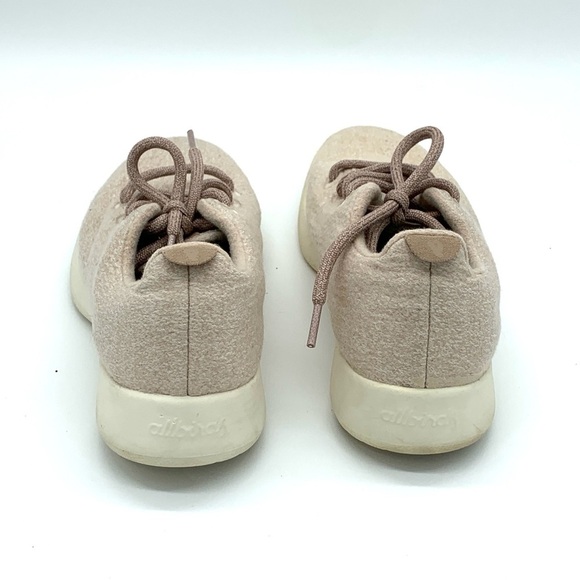 Allbirds Women's Wool Runners Beige Sneakers - Picture 5 of 7